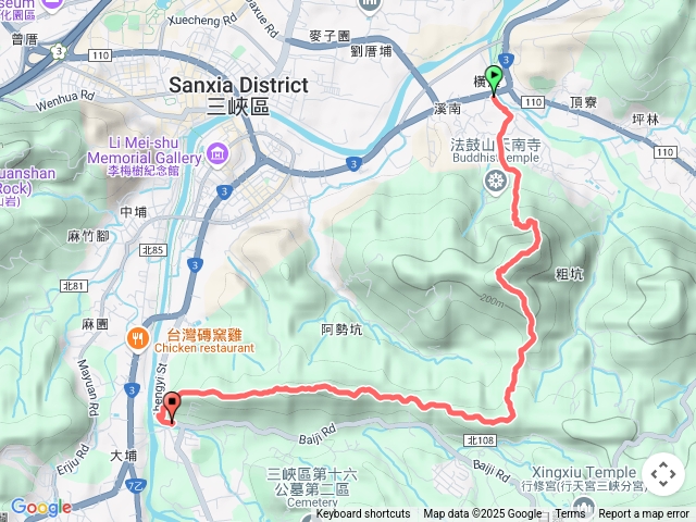 橫溪三山：溪南尖-主公山-王公坑山