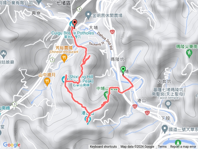 20240810 七堵-雄風峭壁、中埔山、港口山、石象山、石獅山、翠谷橋