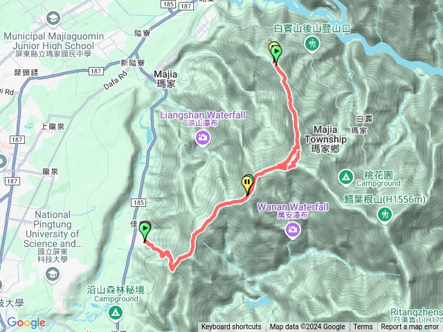 2024/11/30 瑪家三姐妹往返 +（真笠山東北峰） 來回回程從鐵皮屋上真笠山預覽圖