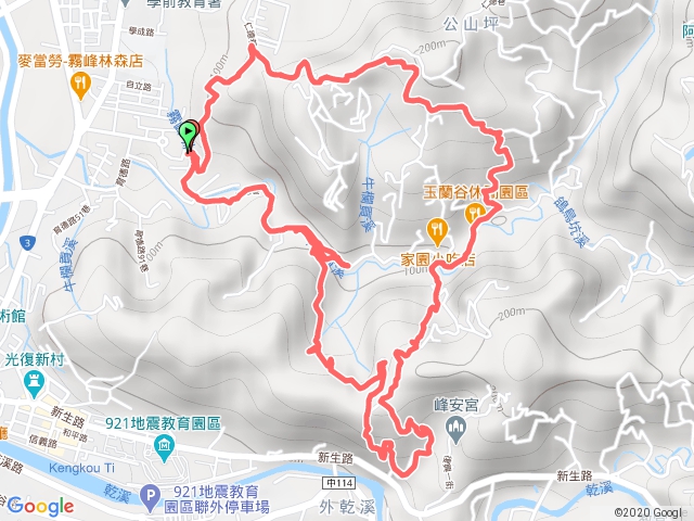 霧峰 中心瓏步道 阿罩霧櫻花步道 竹林步道