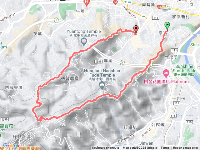 南勢角山_小U縱路線