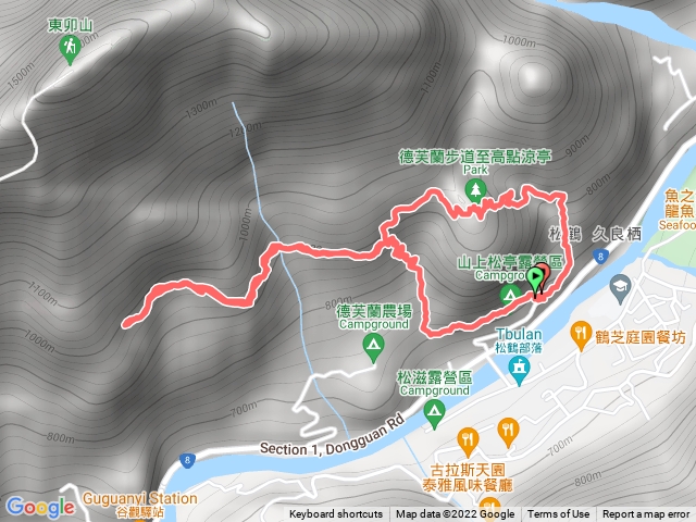 德芙蘭步道+東卯山支線