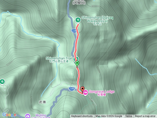 合歡石門山預覽圖