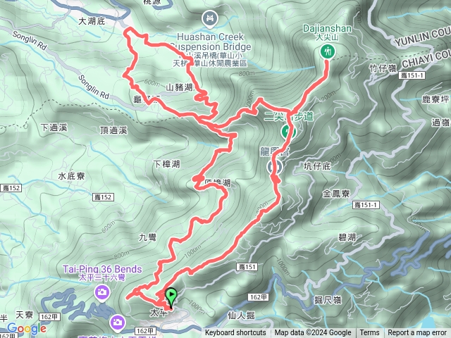 痛苦版雲嘉六連峰，初學者勿學！預覽圖