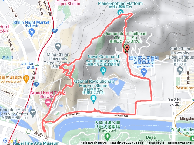 20230125劍潭山親山步道