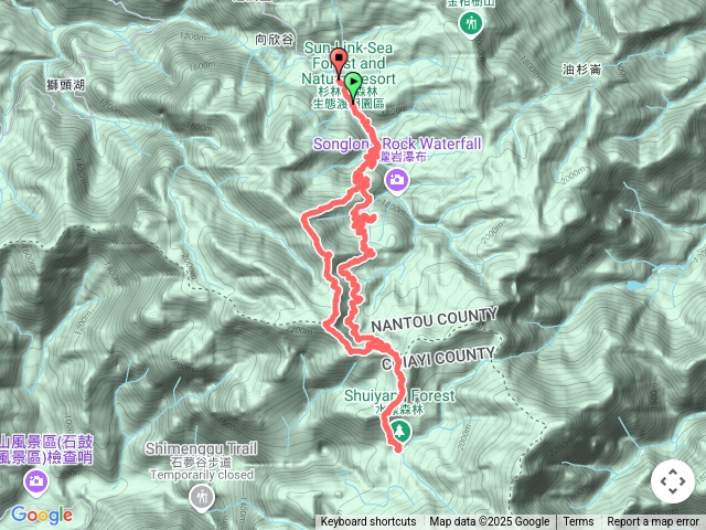 鹿曲山+水漾森林O型一圈