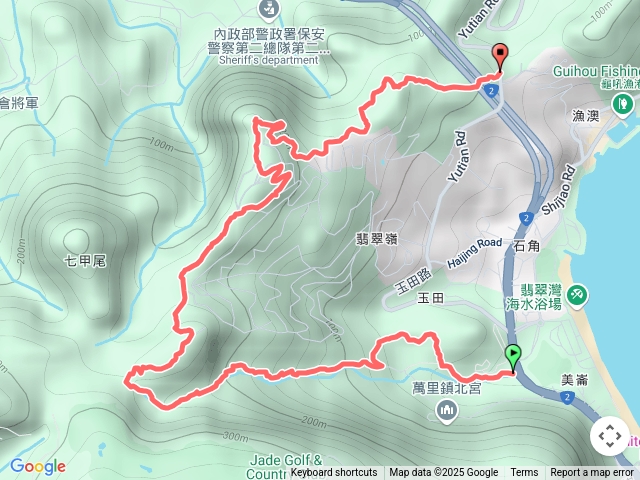 翡翠灣-玉田古道-北八斗山-神主嶺古道-仁愛之家