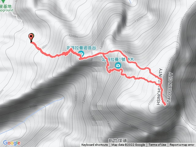 北得拉曼步道內鳥嘴山