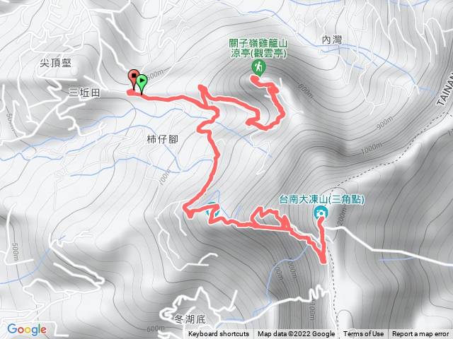 大凍山雞籠山