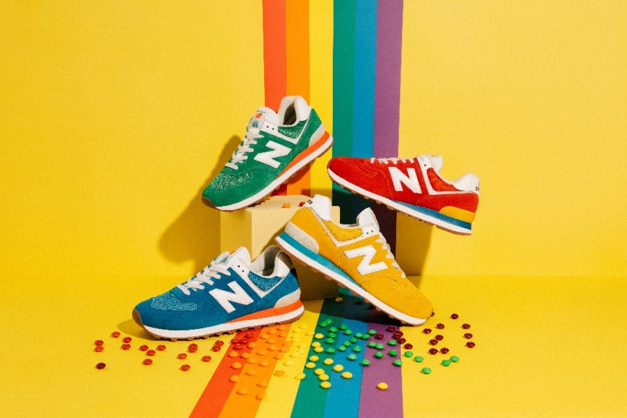 【品牌動態】New Balance 繽紛彩虹季 經典 574 披上絢爛外衣陪你迎接 2021！