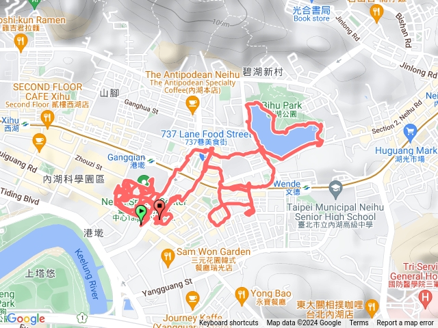 大港墘公園-碧湖公園-象園咖啡-文德一號綠地-瑞陽公園