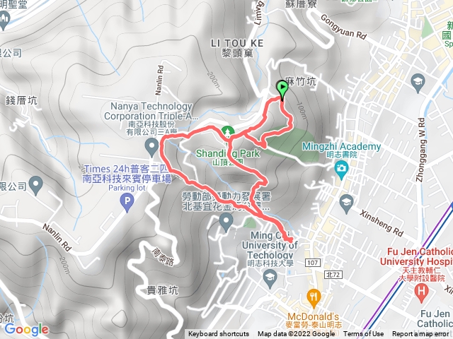 泰山頂泰山巖、崎頭步道、山頂公園