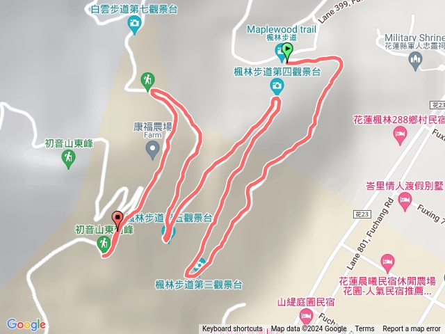 枫林步道至初音山东南峰預覽圖