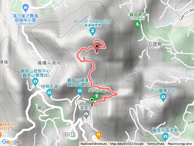 觀音山大崩壁