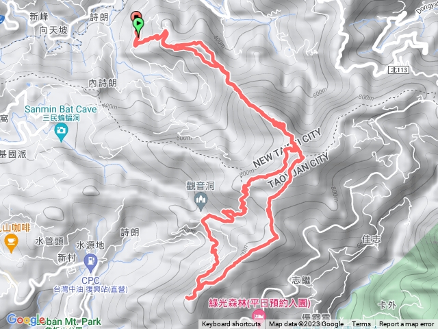 內詩朗山-金平山-牌子山O型