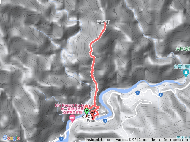 谷關七雄-波津加+捎來步道預覽圖