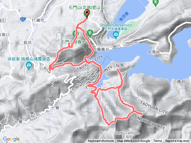 231114雙石縱走 5 連峰（新增蓬萊仙島山、蓬萊仙島南峰、清水坑山）