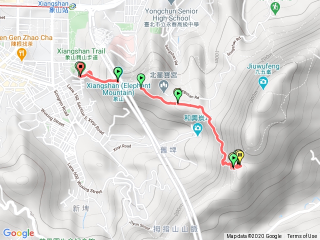 象山、拇指山出體驗