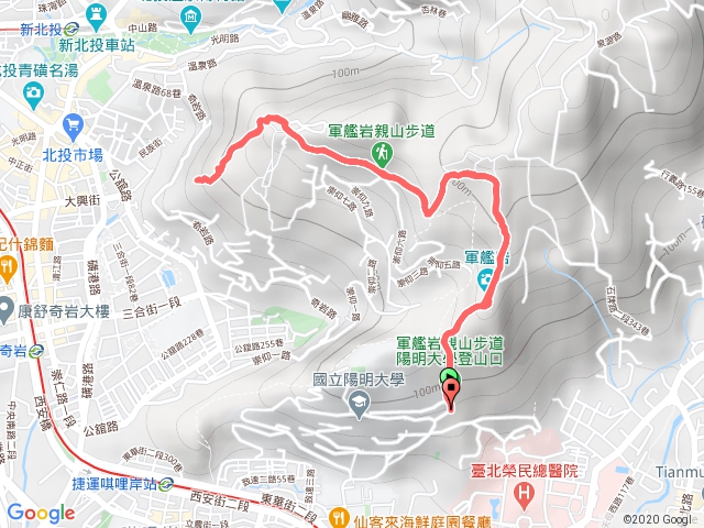 軍艦岩-丹鳳山來回