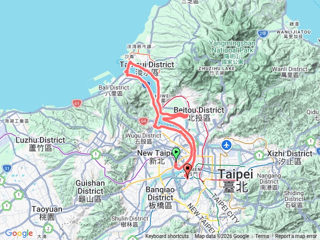 20260512 淡江大橋通車紀念 淡水河左、右岸自行車道 UBike騎行