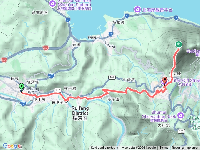 瑞芳-基隆山(經苧仔潭古道、琉瑯頭步道)