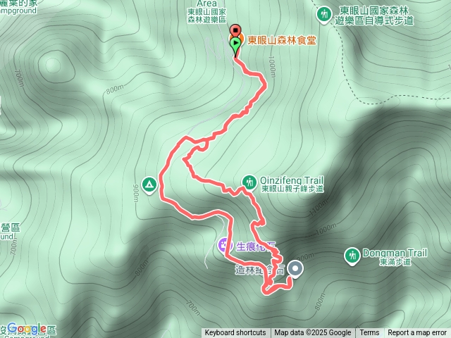 東眼山親子峰步道預覽圖