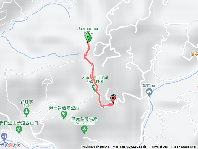 聚興山往返（龍興巷37號起登）