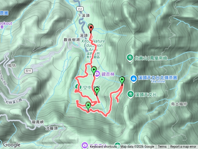 溪頭鳳凰山步道預覽圖