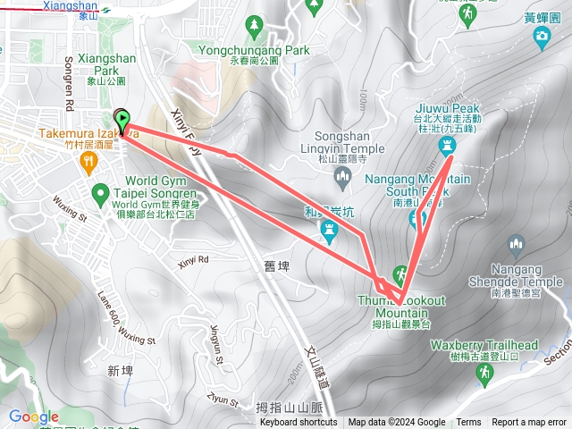 象山-拇指山-九五鋒-象山