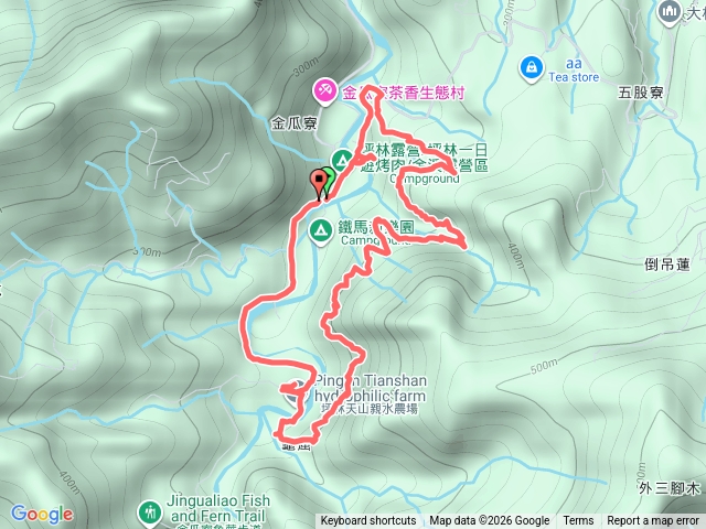 金瓜寮古水圳道、龜窟崙
