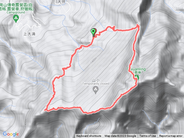 加里前山隘勇線/騰龍山/2054峰/杜鵑嶺/流籠頭O型