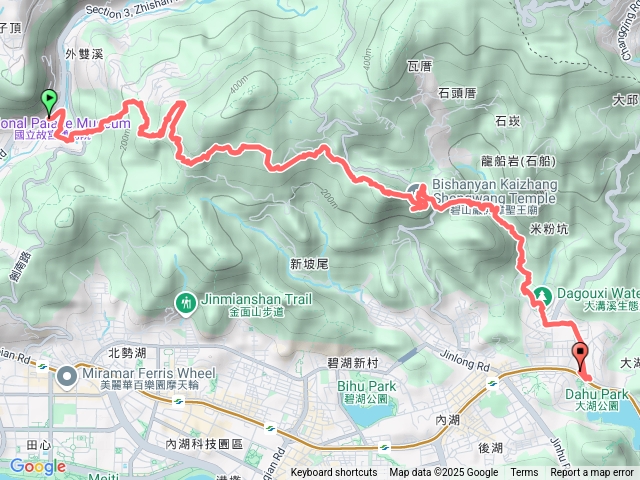 燕溪古道 大崙尾西峰 仙座台山 忠勇山 圓覺寺步道