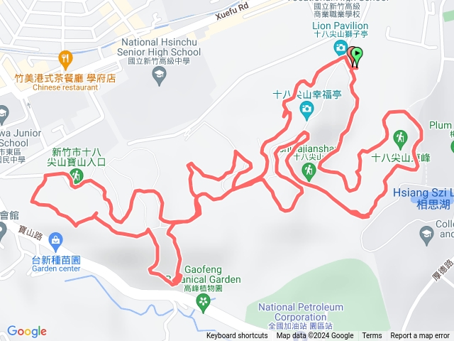 新竹十八尖山慢跑