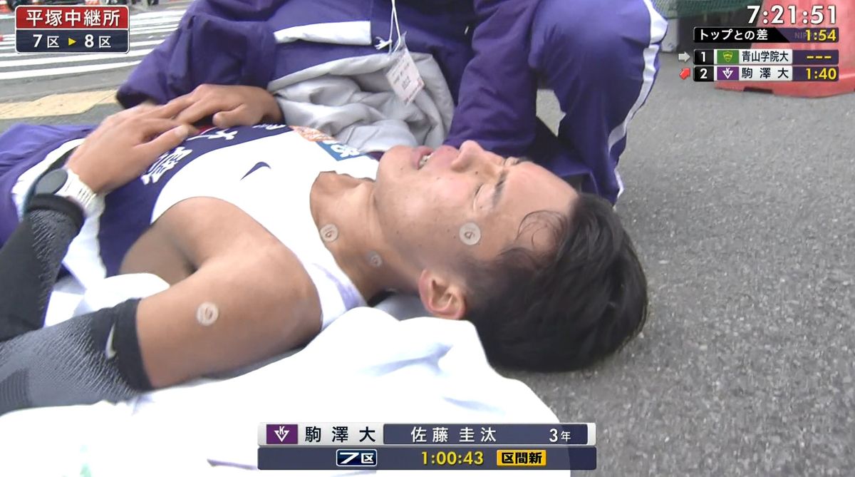 【箱根駅伝】「駒大の怪物」佐藤圭汰 傷癒回歸 刷新第七區區間紀錄