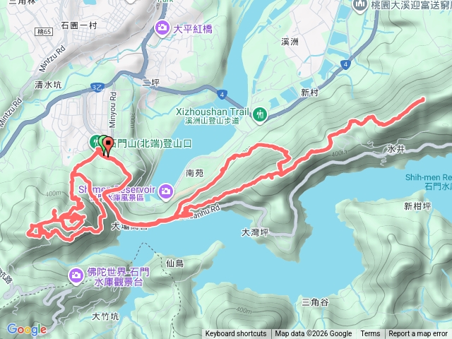 石門山+新溪州山+溪州山縱走預覽圖
