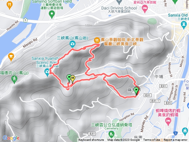鳶尾山賞桐花、鳶山岩