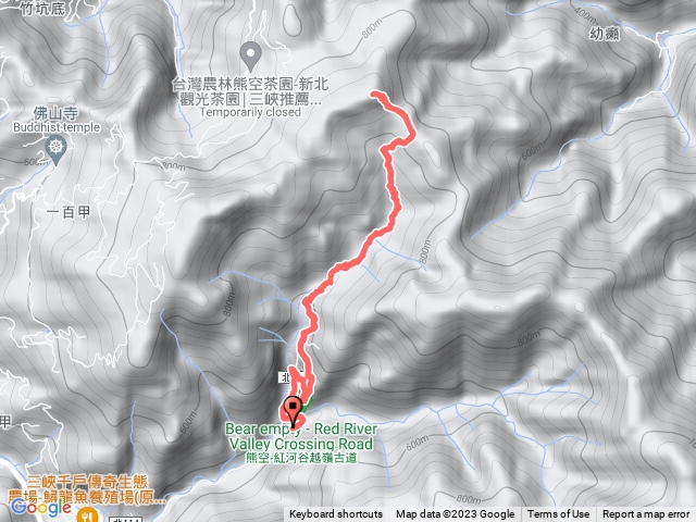 熊空林道→竹坑山