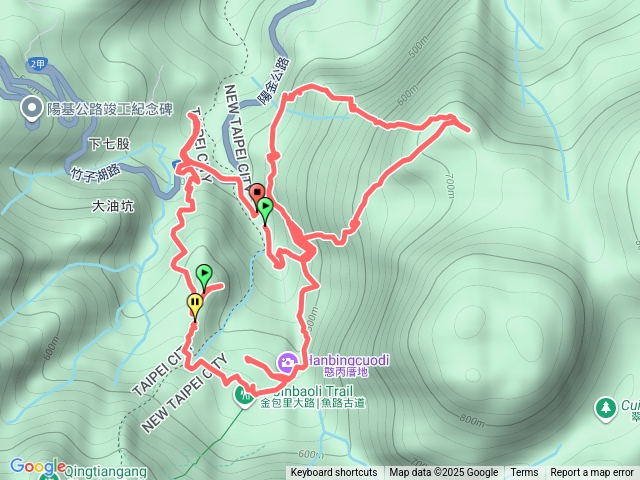 20251109 頂中股山-冷水大山-三重橋山-守硫營遺址-大油坑山-挑硫古道-下七股溫泉8字行預覽圖