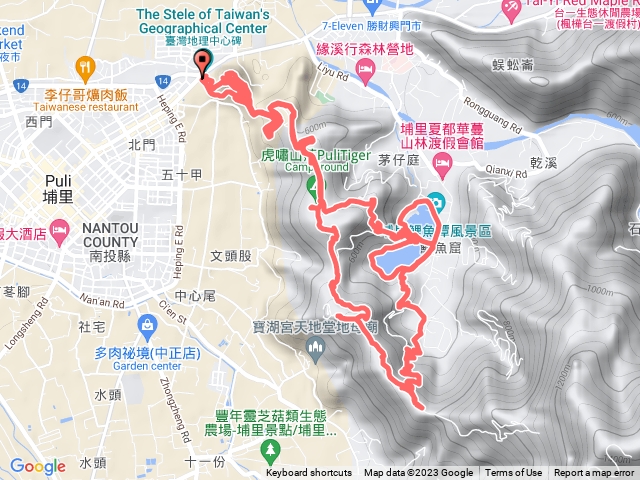 埔里 虎子山步道➡️鯉魚潭步道/虎子山 犁頭尖山 枇杷城山