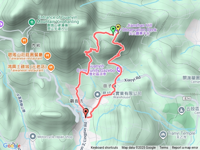 20250816  觀音里公車站 占山步道 占山  東明宮 東明山 福安宮 潮音洞 O繞