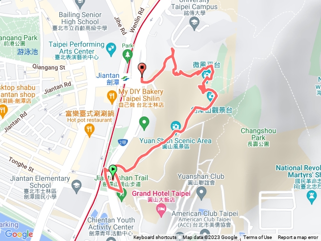 112.3.2 劍潭山步道 北眼平台 圓山水神社