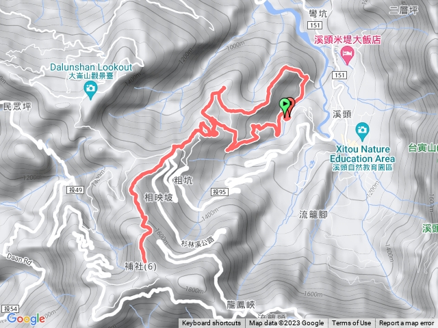 溪頭山六連峰