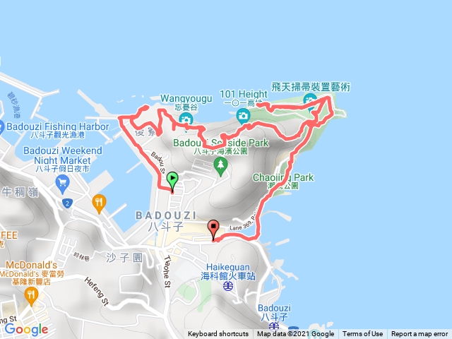 八斗子忘憂谷潮境公園海科館