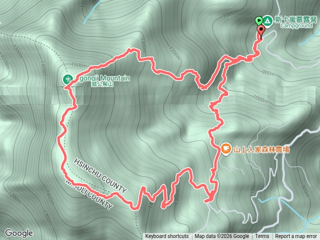 20260719鵝公髻山O繞（雲霧步道順走)預覽圖