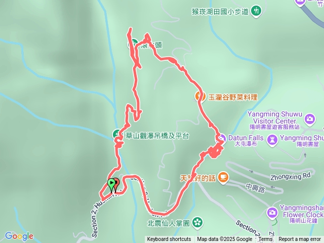 草山觀瀑吊橋-青春嶺O型