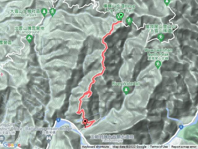 橫白縱走（橫嶺山~白冷山）20221211