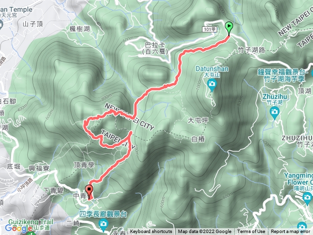 二子坪-向天山-清天宮小O型