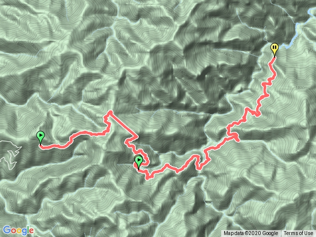 霞喀羅古道縱走