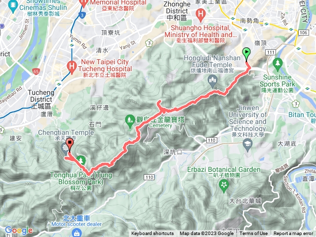 烘爐地到天上山