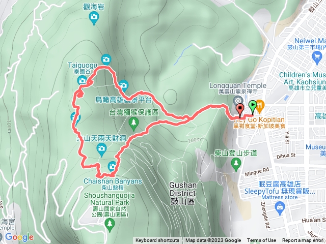 高雄北壽山健行步道